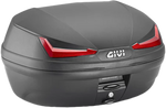 SIMPLY IV TOP CASE 45L BLACK W/RED LENS | E455NA