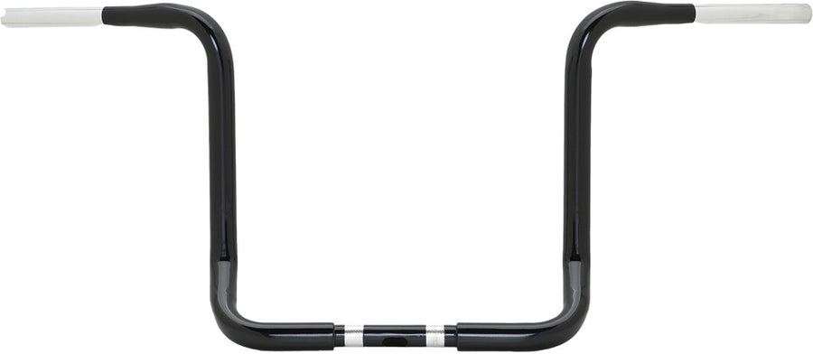 1.25" BAGGER APE-HANGER 12" GLOSS BLACK CABLE