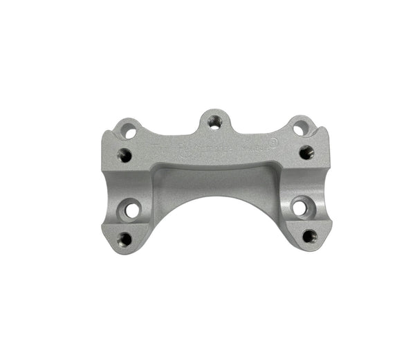 HANDLEBAR RISERS SILVER W/RAM BALL TRI