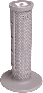HALF WAFFLE LOCK-ON GRIP GREY/SOFT COMPOUND | H36HWG