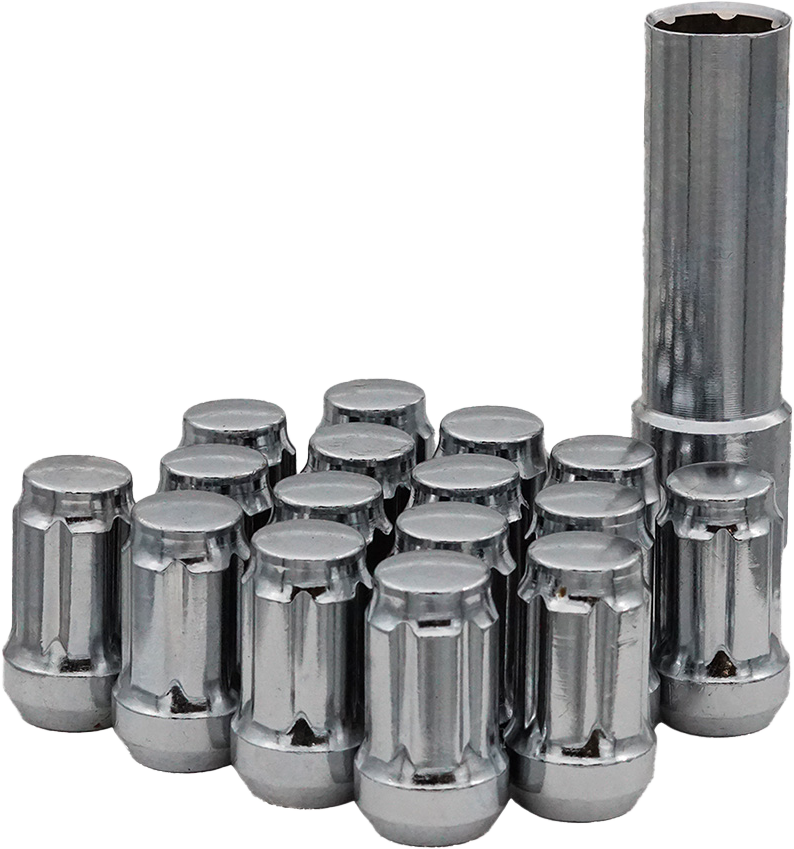 12MMX1.50 LOCK STYLE LUG NUTS W/KEY 16/PK