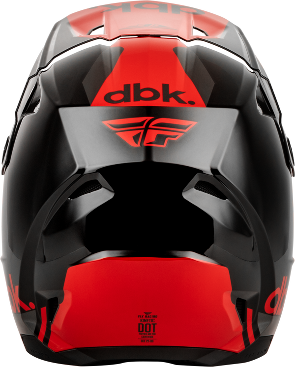 KINETIC DBK HELMET BLACK/RED/GREY