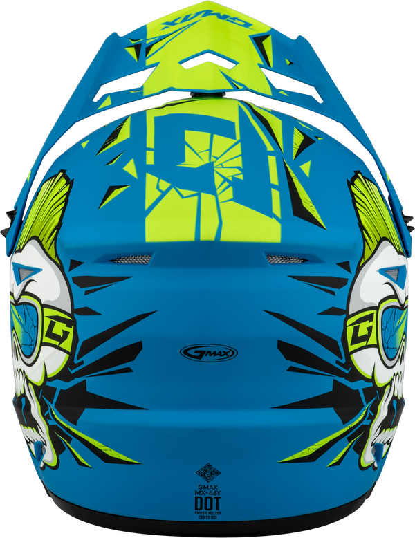 MX-46Y UNSTABLE HELMET MATTE BLUE/GREEN