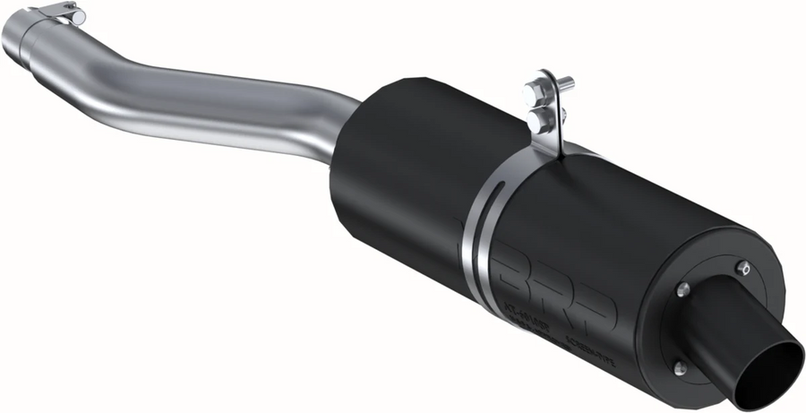 SINGLE SLIP-ON SYSTEM W/ 4.25" SPORT MUFFLER BLK | AT-6303SP