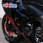 PA2 FRAME SLIDERS NO CUT BLACK KAW