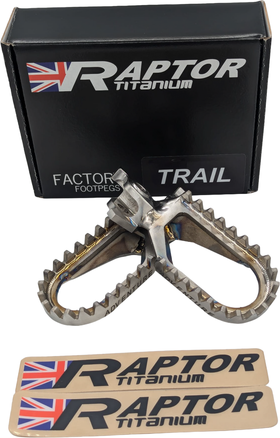 TITANIUM FOOT PEGS ADV PR HON