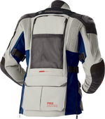 PS ADVENTURE D3O JACKET SILVER/BLUE TEXTILE SM