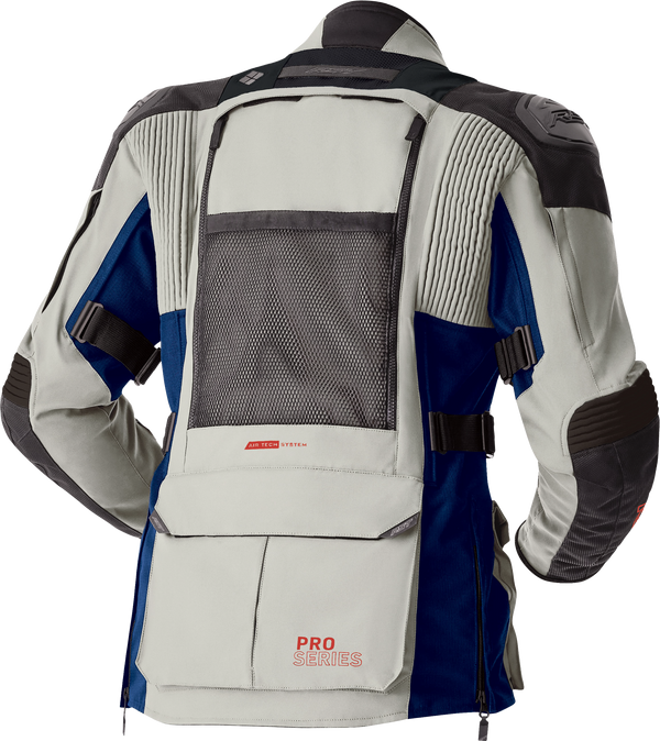 PS ADVENTURE D3O JACKET SILVER/BLUE TEXTILE