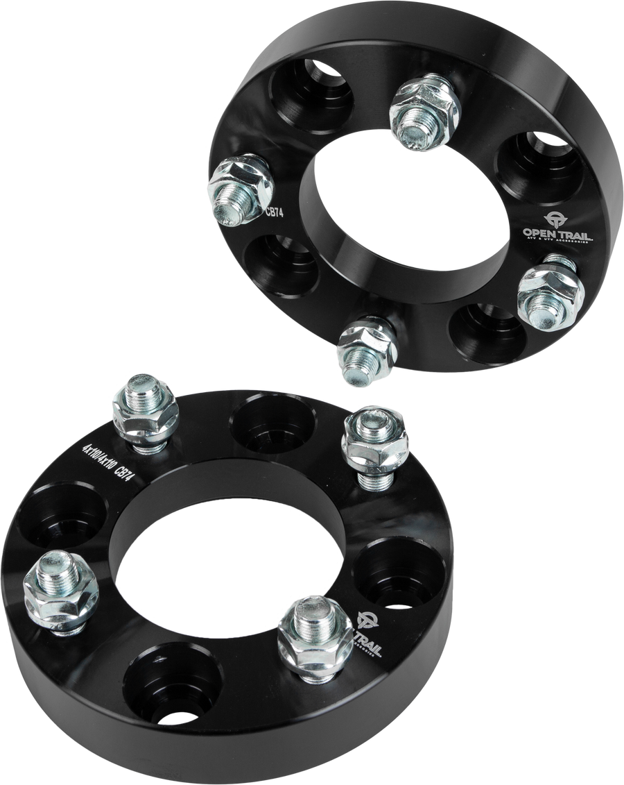 WHEEL SPACER 1" 4/110 STUD: 12MM X 1.25MM | AC-06650-1BK