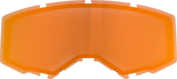 DUAL LENS W/O VENTS ADULT POLARIZED ORANGE MIRROR/SMOKE | FLB-019