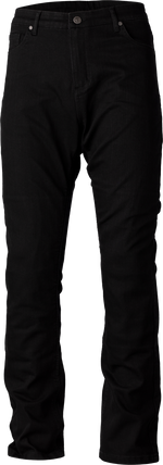 WOMENS STRAIGHT LEG 2 JEANS BLACK XS