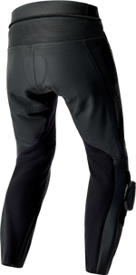 WOMENS S1 D3O LEATHER PANTS BLACK