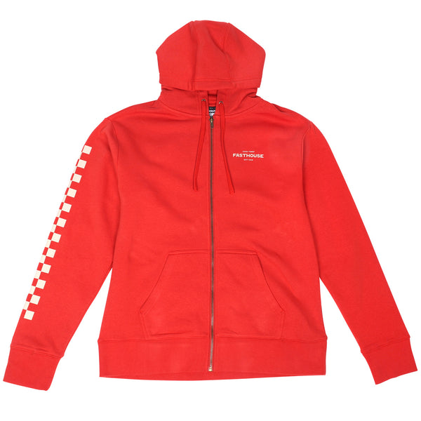 ANCHOR HOOD PULLOVER RED