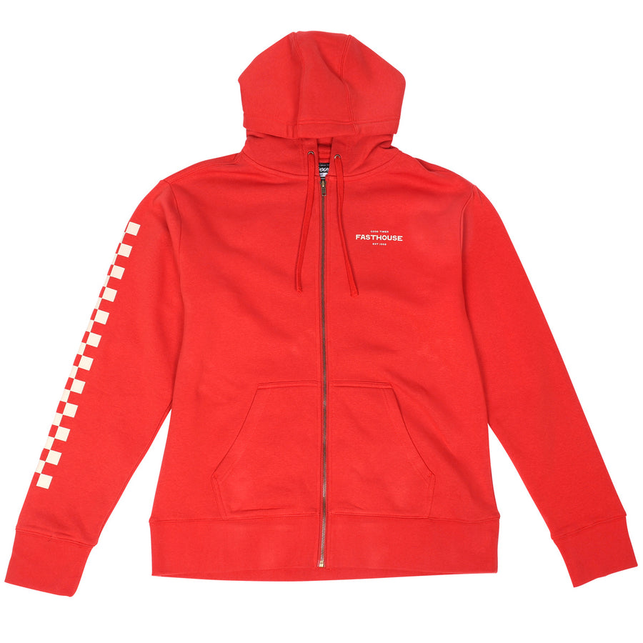 ANCHOR HOOD PULLOVER RED