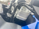 HANDLEBAR RISERS SILVER BMW
