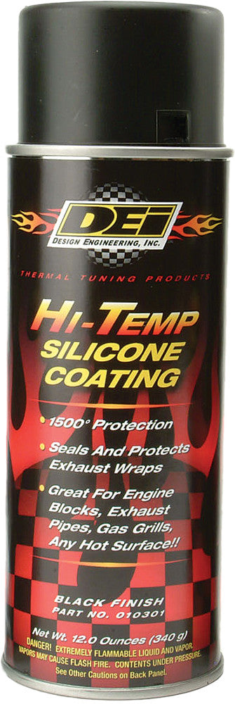HI-TEMP SILICONE COATING BLACK 12 OZ | 010301