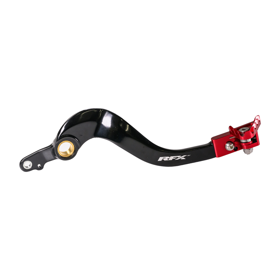 REAR BRAKE PEDAL RED FOLDING-TIP HON | FXRB 10500 99RD