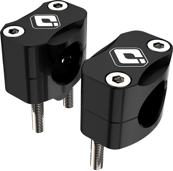 BAR ADAPTERS 7/8" TO 1 1/8" 15MM RISE BLACK | H71UMB
