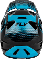 YTH RAYCE SONAR BICYCLE HLMT BLACK/ELECTRIC BLUE YL | 73-3654YL