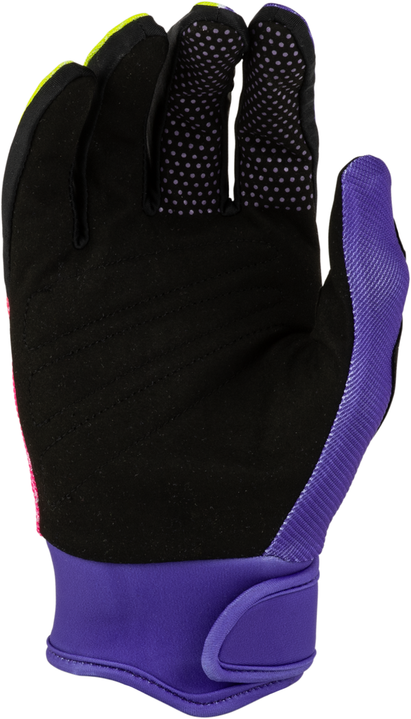 F-16 RAZE GLOVES PURPLE/PINK/YELLOW