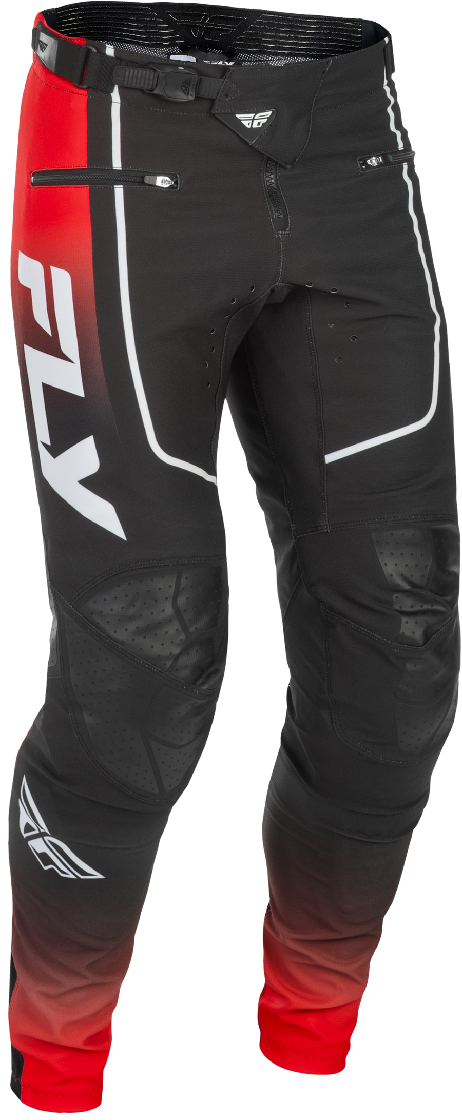 YOUTH RAYCE BICYCLE PANTS RED/BLACK/WHITE SZ 24