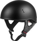 HH-45 HALF HELMET NAKED MATTE BLACK SM