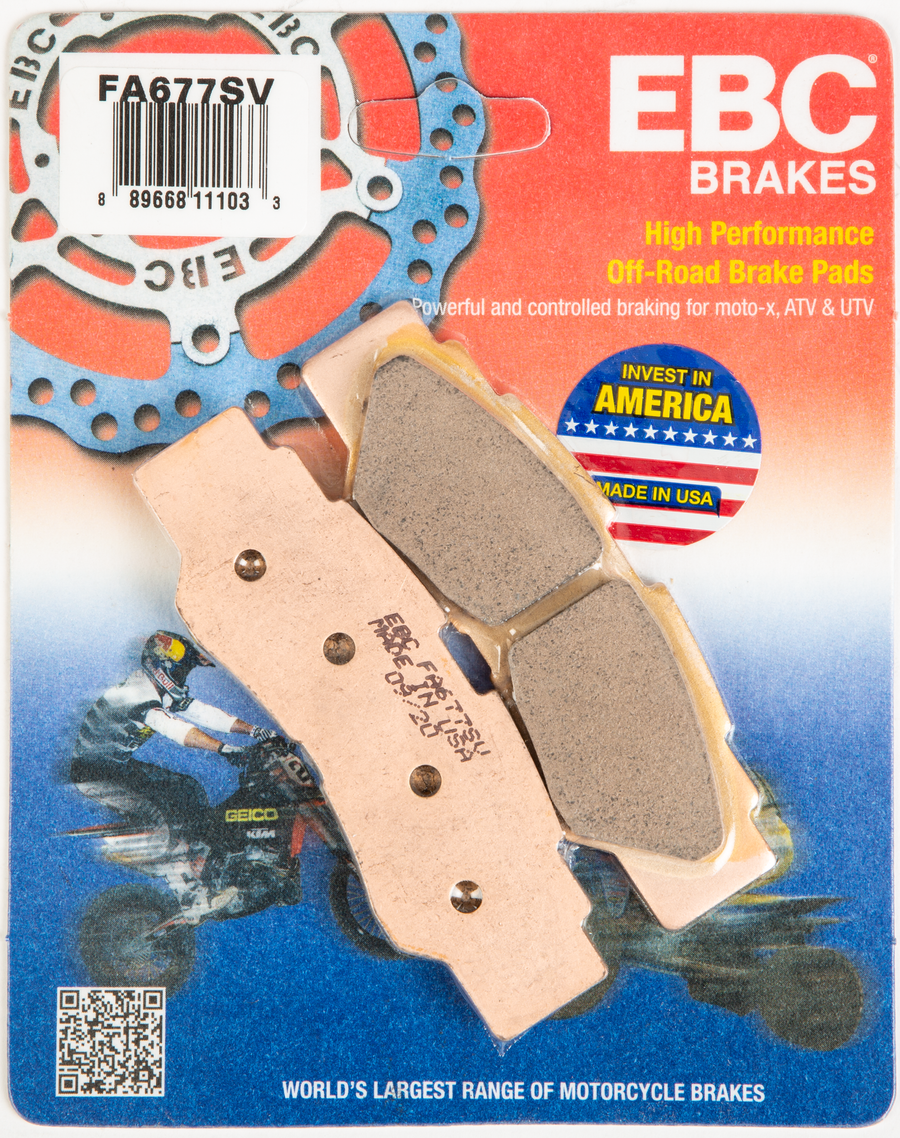 BRAKE PADS FA677SV SEVERE DUTY SV SERIES