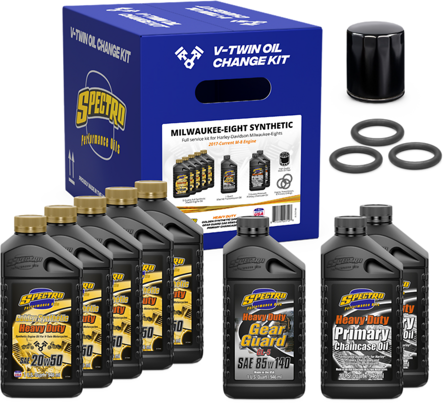 V-TWIN FULL OIL SERVICE KIT M8 SYNTHETIC | 311474