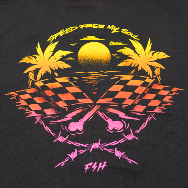 WMN SUN STRUCK SS TEE BLK 2X