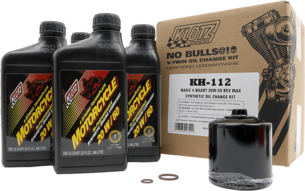 BASIC HD REV MAX 4QT SYNTHETIC OIL CHANGE KIT | KH-112