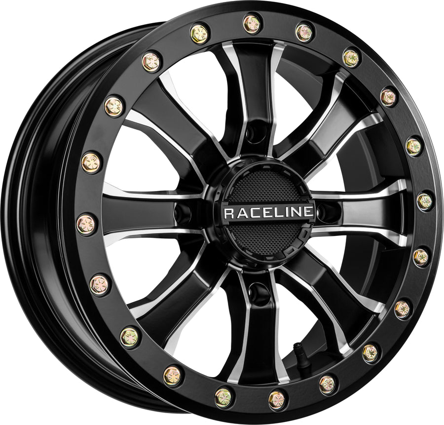 MAMBA BDLK WHEEL 15X6 4/137 5+1 (+40MM) BLK/MACHINED | A71MB-56037-51