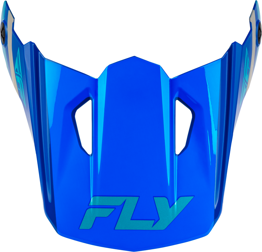 YTH KINETIC SCRAP HELMET VISOR BLUE/LIGHT BLUE/GREY YS-YL