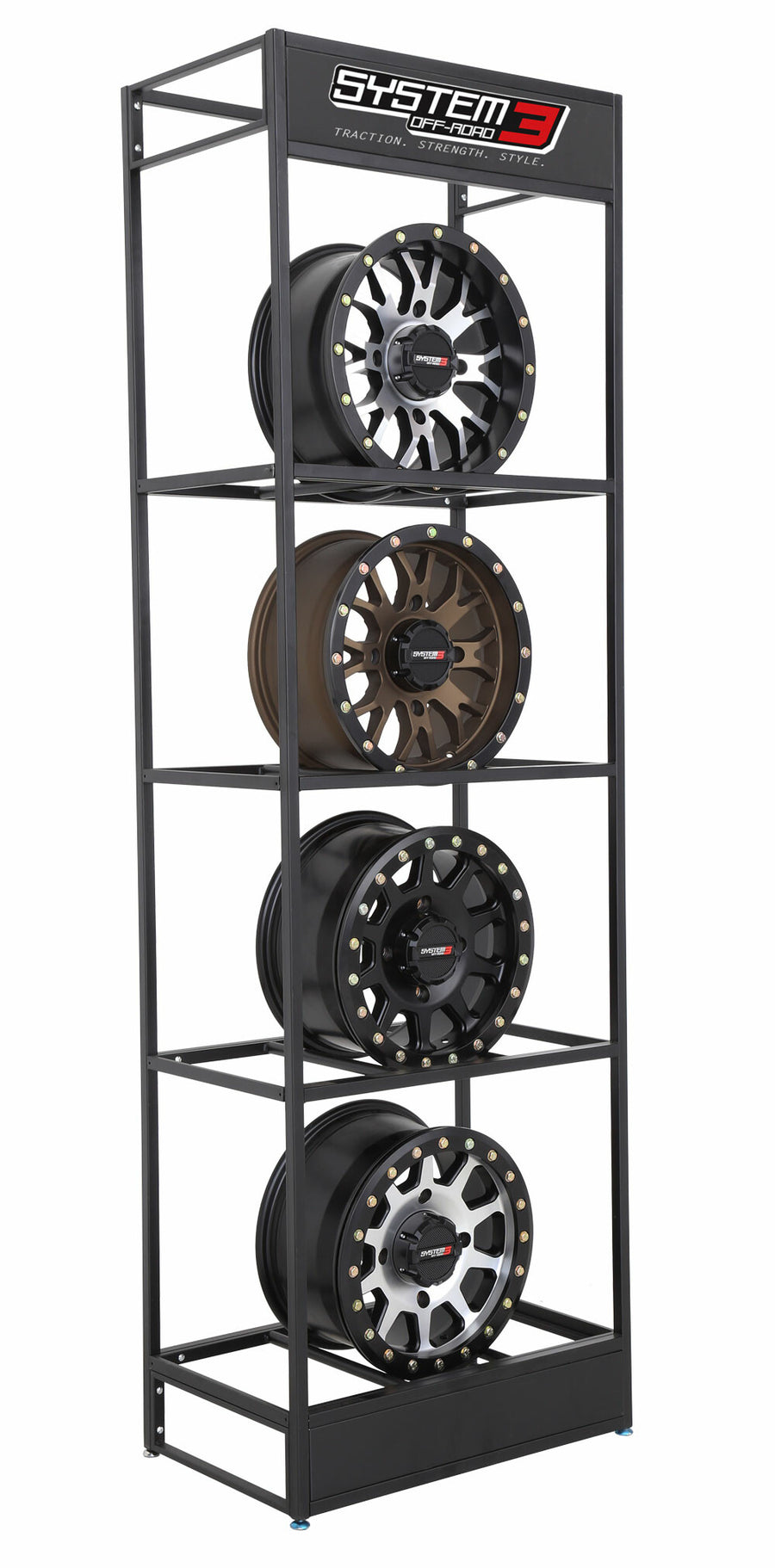 SYSTEM 3 WHEEL DISPLAY BLACK