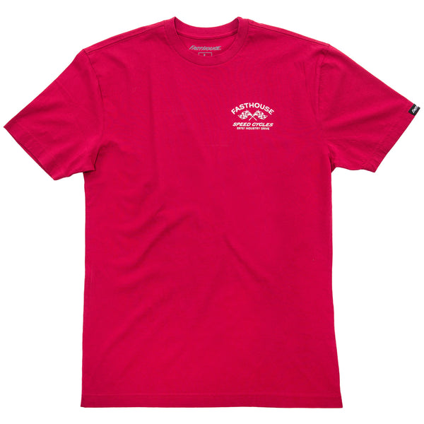 CROWN SS TEE CARDINAL