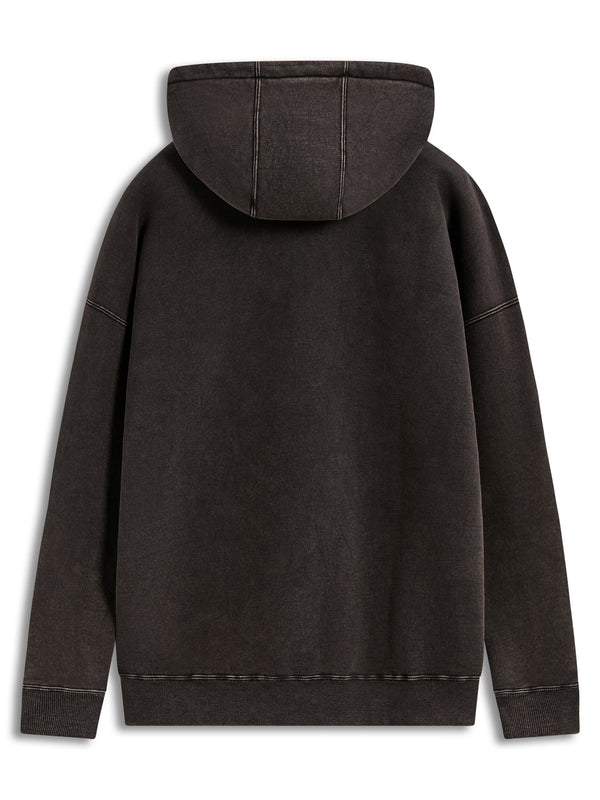 INFINITE WASHED OVRSIZD HOODIE WASHED BLACK