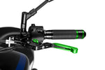LEVER CLUTCH EXTENDABLE/FOLDABLE GREEN