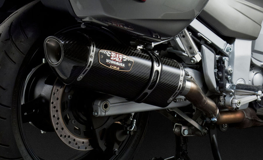 EXHAUST SIGNATURE R-77 SLIP-ON SS-CF-CF DUAL | 13150E0220