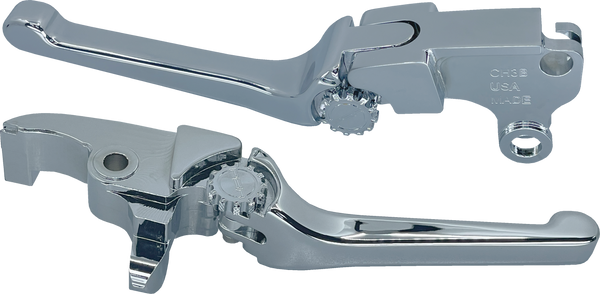 ANTHEM LEVER SET CHROME CVO FLHX/FLTR23-26 FLHX/FLTR24