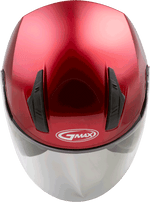 OF-17 OPEN-FACE HELMET CANDY RED SM