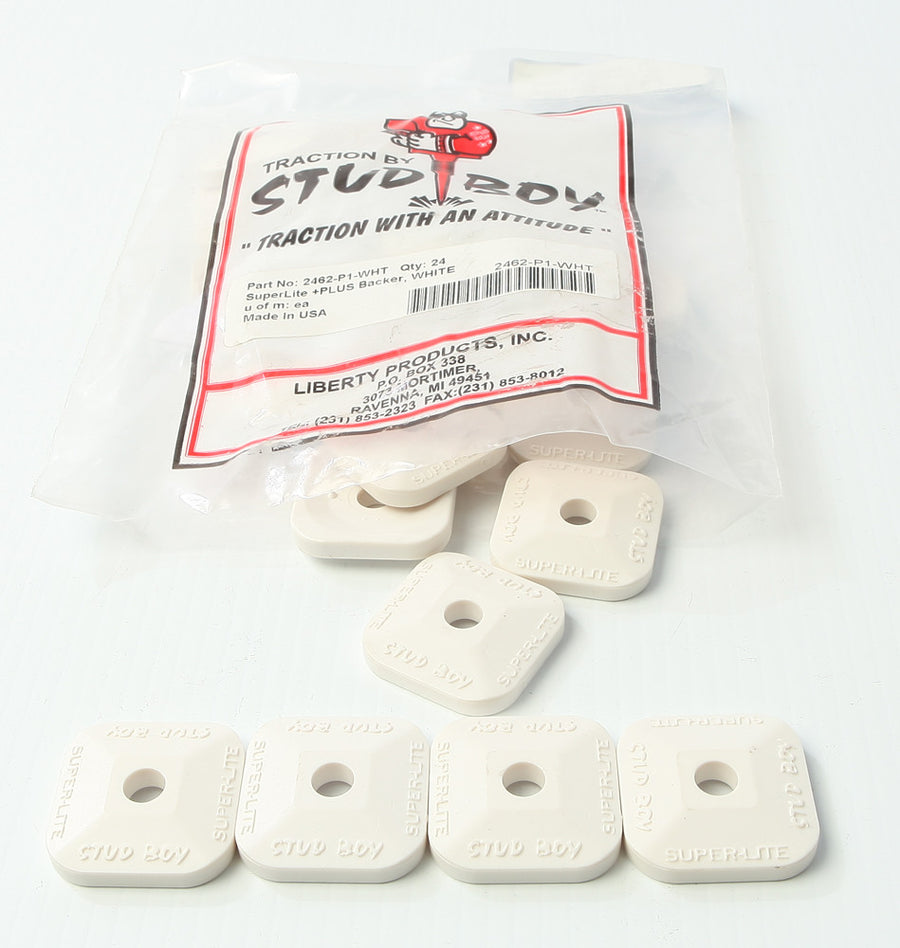 SUPER-LITE PLUS BACKERS WHITE 24/PK