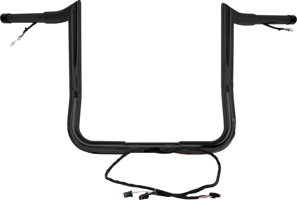 14" MONKEY BAGGER BAR PREWIRED SATIN BLACK `14-23 FLH/FLT | MBBPW-14 B