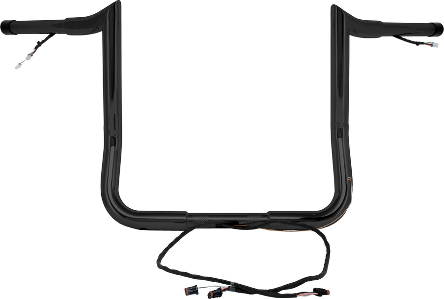 14" MONKEY BAGGER BAR PREWIRED SATIN BLACK `14-23 FLH/FLT | MBBPW-14 B