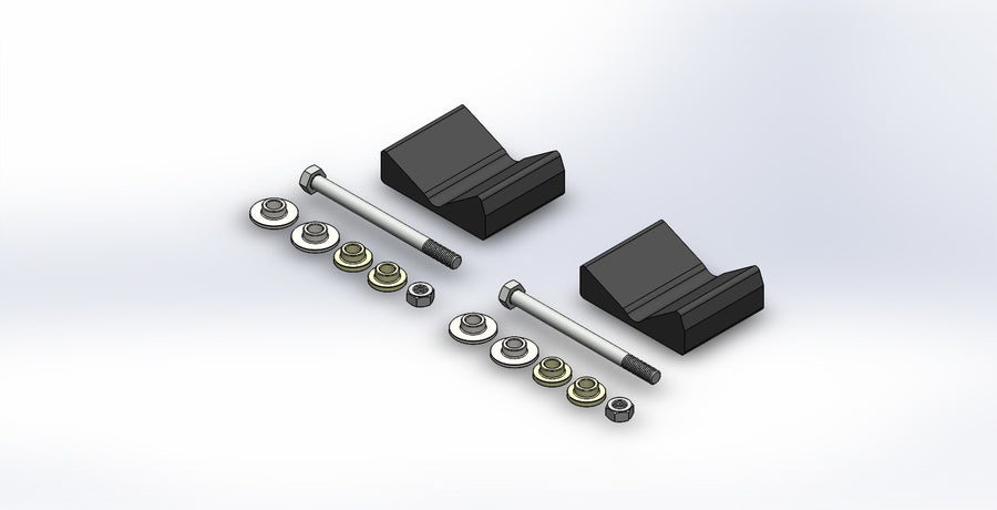 PR /SLY DOG MOUNT KIT S-D ZX/ RV/ XP/ XS/ XM10MM | MKTBRP002