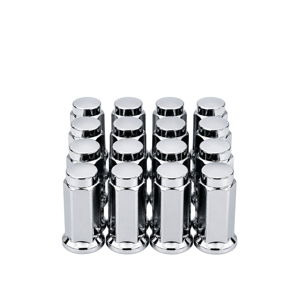 10MMX1.25 FLAT LUG NUTS 14MM HEAD 16/PK