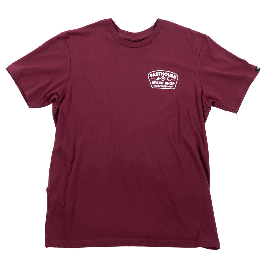 WEDGED TEE MAROON