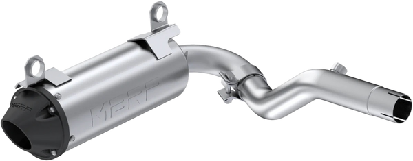 SINGLE SLIP-ON SYSTEM W/ 5" PERFORMANCE MUFFLER BLK TIP | AT-9222PT