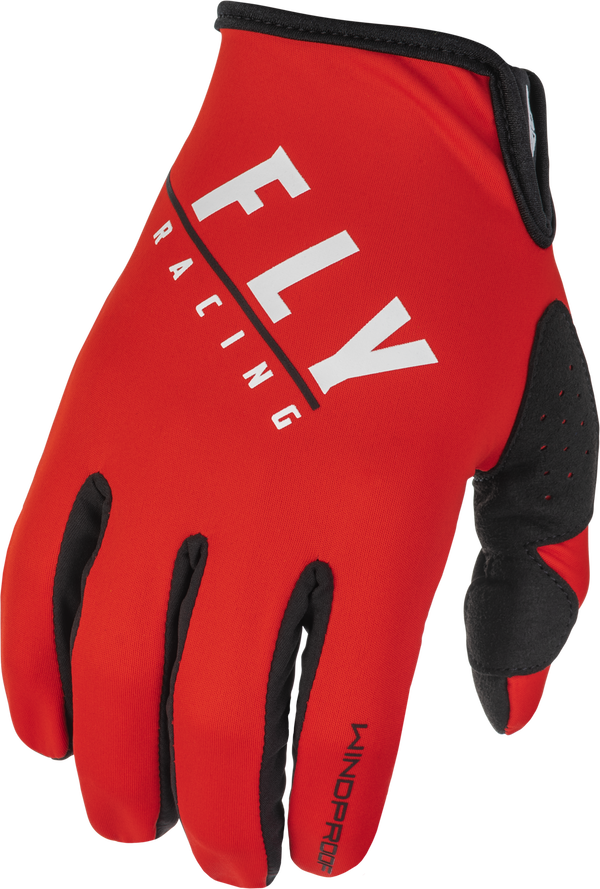 WINDPROOF GLOVES BLACK/RED SZ 12 | 371-14312