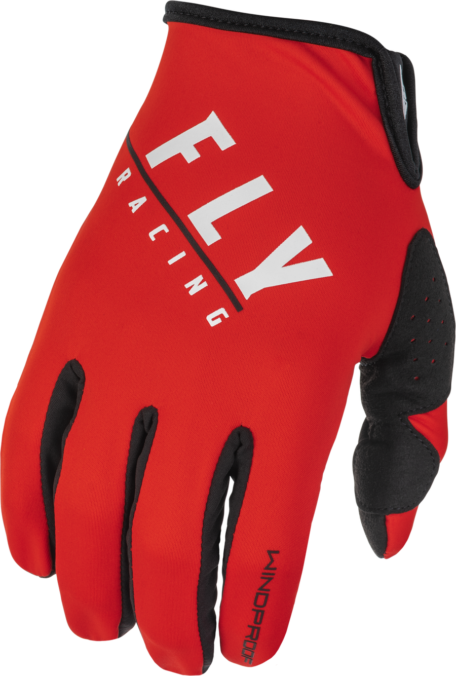 WINDPROOF GLOVES BLACK/RED SZ 13