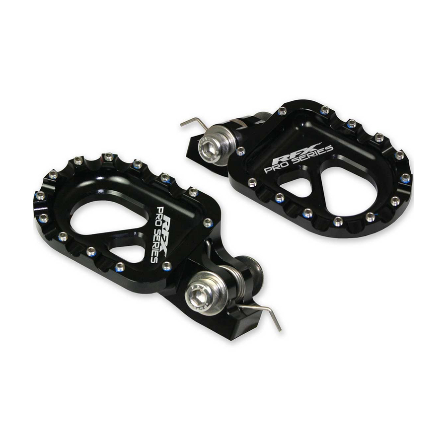 TRIALS FOOTPEGS BLACK GAS/BETA/SHERCO | FXFR 90200 99BK