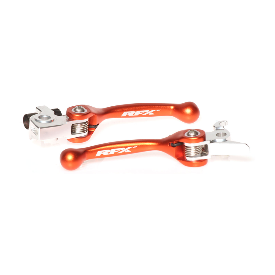 FLEXIBLE LEVER SET ORANGE KTM BREMBO/BRENBO | FXFL 50100 55OR